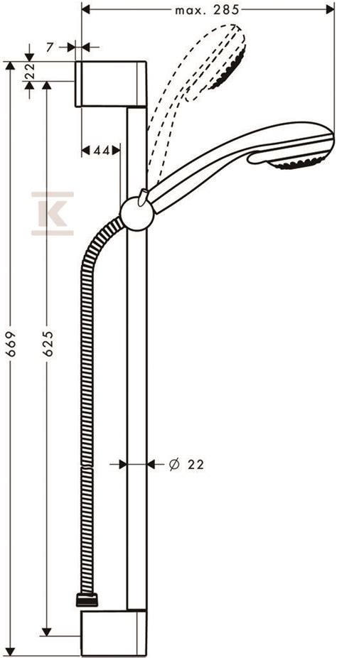 Zestaw Prysznicowy Hansgrohe Crometta Multi Unica Crometta M