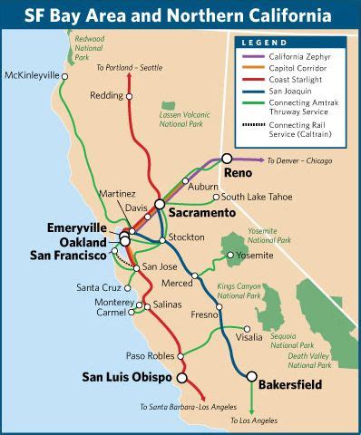 Amtrak Map Southern California | System Map