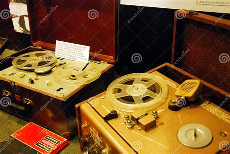 Antique Reel To Reel Recording Equipment Editorial Stock Image Image