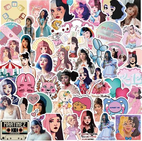 50pcs Melanie Martinez Inspired Stickers Sticker Decals Decal The Voice