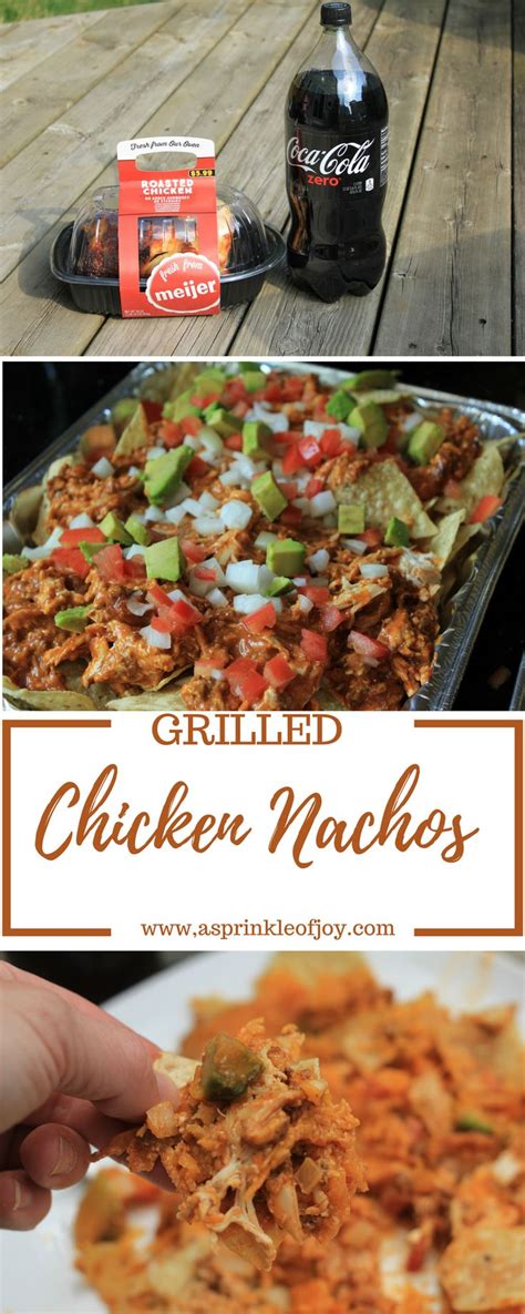 Grilled Chicken Nachos - A Sprinkle of Joy | Recipe | Chicken nachos ...