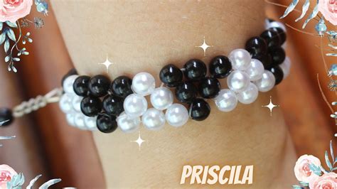 Aula De Bijuterias Pulseira De P Rolas Diy Bracelet Youtube