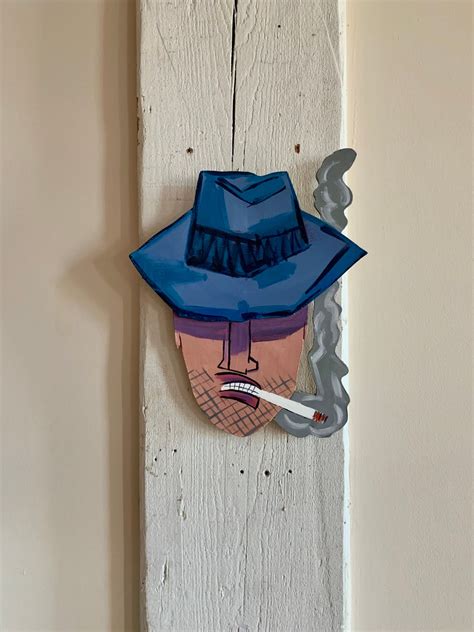 Hard Boiled Detective Wall Art Painting Etsy