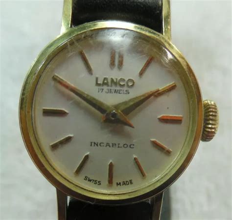 Orologio Lanco Jewels Incabloc Made In Swiss Ll Eur