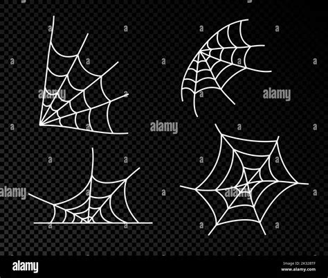 Spider Web Cobweb Vector Icon Doodle Spiderweb Border Circle Cartoon