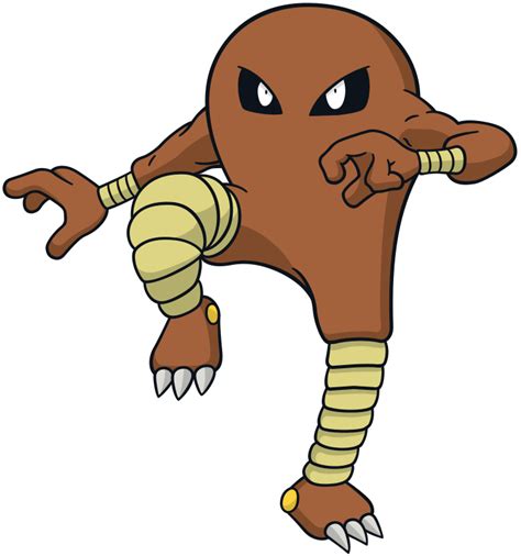 Hitmonlee official artwork gallery | Pokémon Database