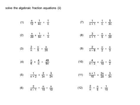 MEDIAN Don Steward mathematics teaching: equations involving algebraic ...