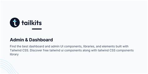 Tailwind Admin Dashboard Components Web Ui Elements Tailkits