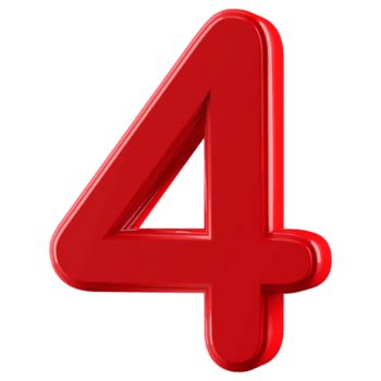 png red number  red transparent png stickpng