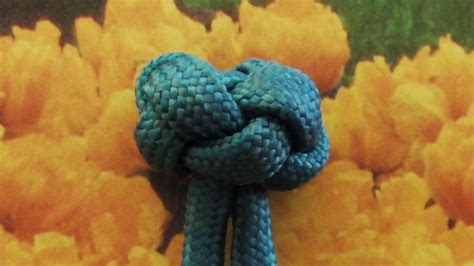 How To Tie A Decorative Paracord Chinese Button Knot Tutorial Knots