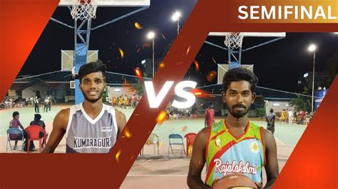 Kumaraguru Vs Rlhms A Semi Final Men Th Ymca Basketball Tournament