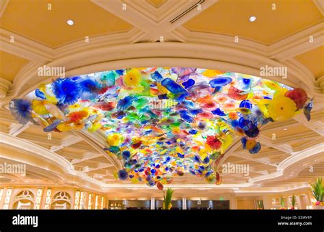 Bellagio Hotel Lobby Ceiling Hi Res Stock Photography And Images Alamy