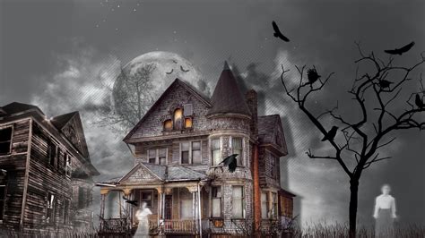 Scary Haunted House Wallpaper