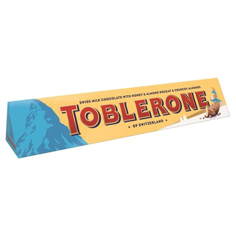 Toblerone Barre De Chocolat Au Lait Suisse Avec Nougat Au Miel Et Aux