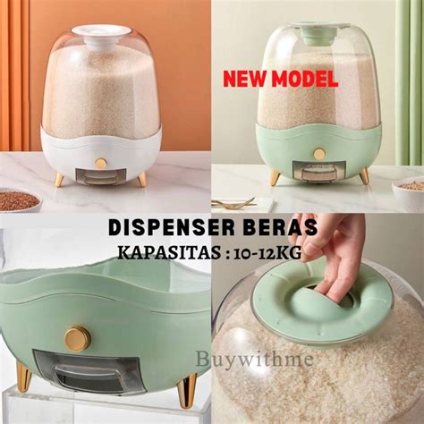 Jual Tempat Beras Estetik Dispenser Beras Rice Box Egg Rice Storage