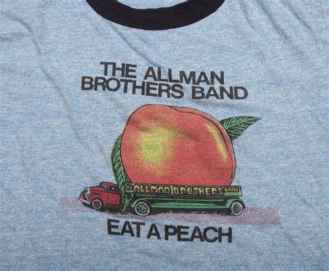 Vintage Allman Brothers T Shirt Eat A Peach Promo Tee 1972 Defunkd