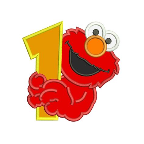 Elmo Birthday Boy SVG