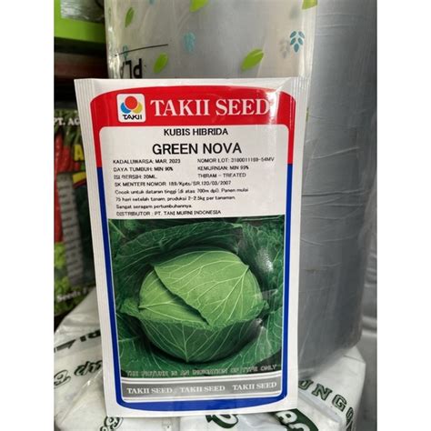 Jual Benih Kubis Hibrida Green Nova Bibit Kol Hibrida Green Nova