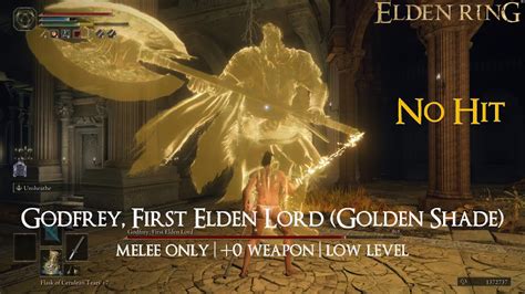 Elden Ring Godfrey First Elden Lord Golden Shade No Hit 0