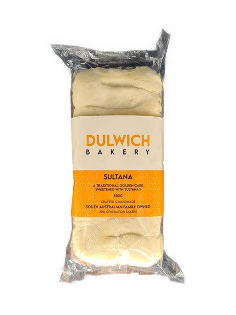 Dulwich Bakery Sultana Cake 550g Adelaide S Finest Supermarkets