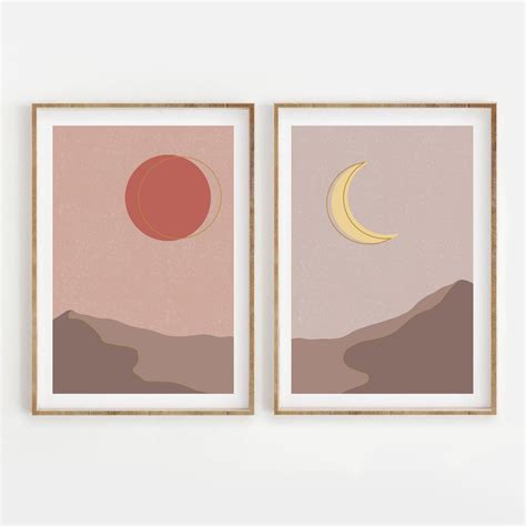 aesthetic,simple moon, sun print, Lunaruprint, 2022 : drawing