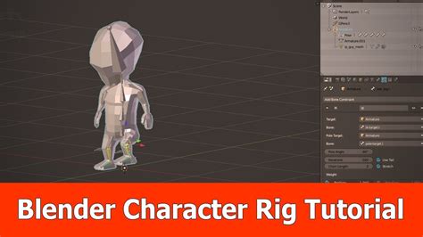 Blender Character Rig Tutorial Youtube