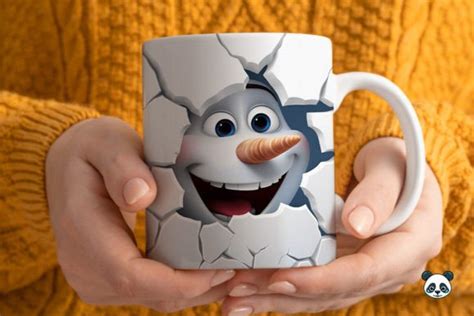 D Yeti Mug Wrap Sublimation Graphic By Pandastic Creative Fabrica