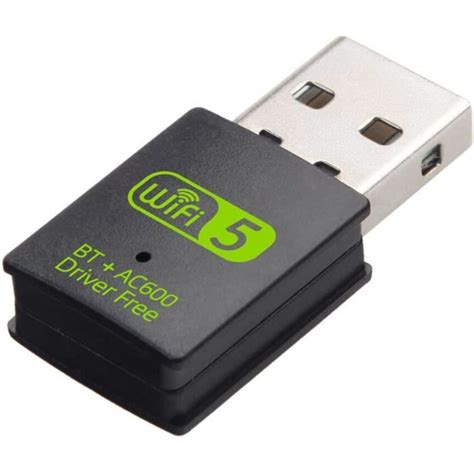 Adaptateur Usb Wifi Bluetooth Pour Pc Mbps Cl Dongle Double Bande