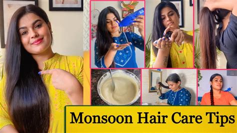 My Realistic Monsoon ☔️ Hair Care Routine Diy Natural Hair Tips For