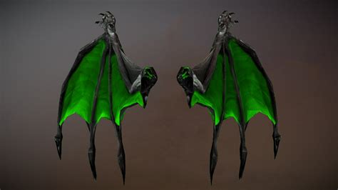 3d Dragon Wing Model Turbosquid 1969974