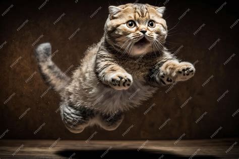 Premium Ai Image British Scottish Fold Cat Cute And Beautiful Loyal Pets