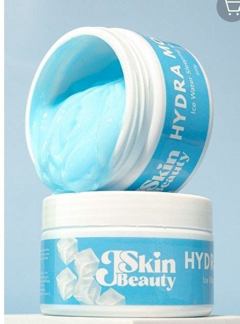 J Skin Hydra Moist Ice Water Sleeping Mask Skin Lightening Diy Basic