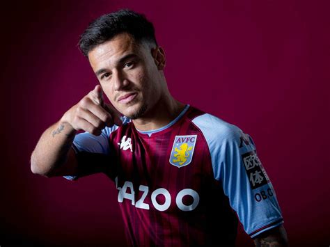 Download Philippe Coutinho Aston Villa Fc Wallpaper