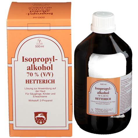 Isopropylalkohol 70 Hetterich 500 Ml Shop