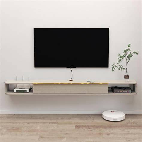 Amazon Bixiaomei Floating TV Stand 59 Wall Mounted