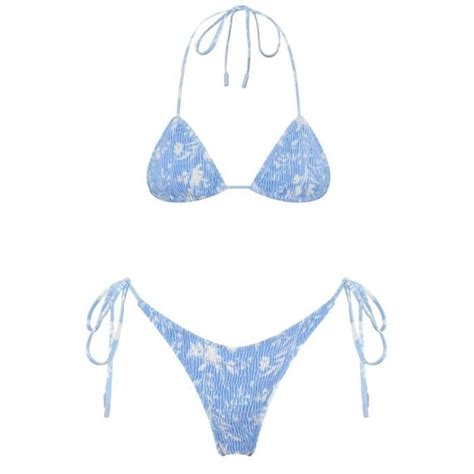 MAILLOT DE BAIN Sexy Triangle Push Up Bikini ensemble brésilien String