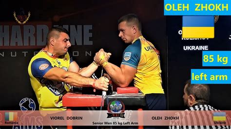 Oleh Zhokh Ukraine Senior Men Kg Left Arm World Armwrestling