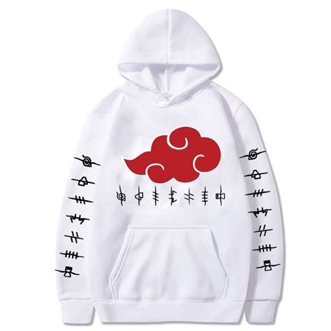 Moletom Canguru Blusa Anime Naruto Akatsuki Itachi Japao Simbolos