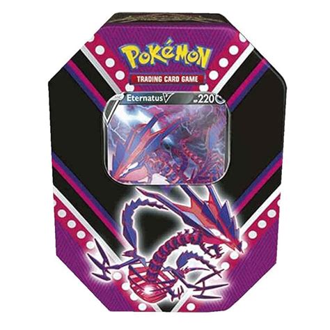 Pokemon V Power Tin Featuring Eternatus V Amazon In Toys Games