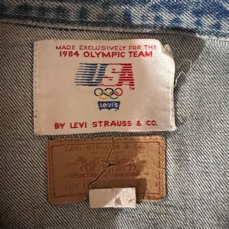 Vintage 1984 Olympic Team Levis Jacket Gem