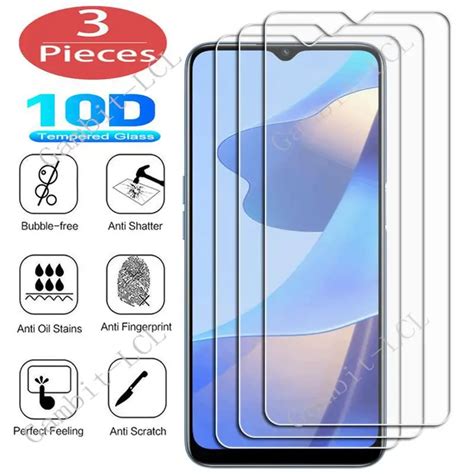 3pcs Tempered Glass For Oppo A5 A9 2020 A5s A11k A11s A12 A12e A15 A15s A16