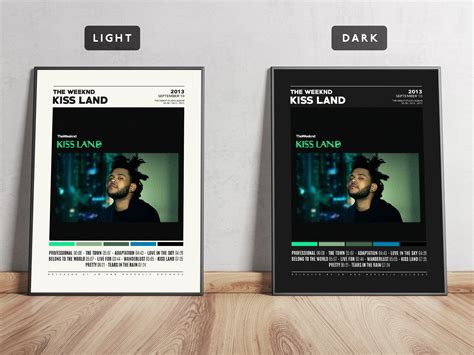 The Weeknd Kiss Land Poster