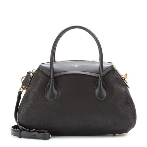 Nina Ricci Rdv Leather Shoulder Bag In Black Black Made In Italy Lyst