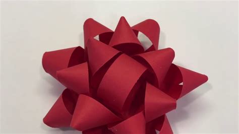 Paper Bow Tutorial By Request Youtube Paper Bow Paper Bows