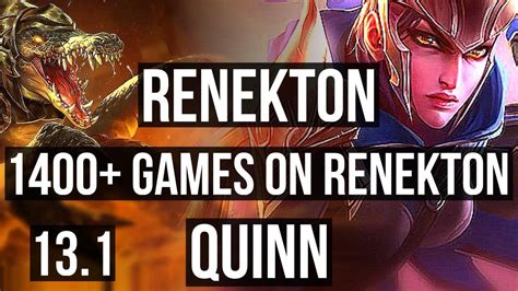 Renekton Vs Quinn Top Games M Mastery Kr