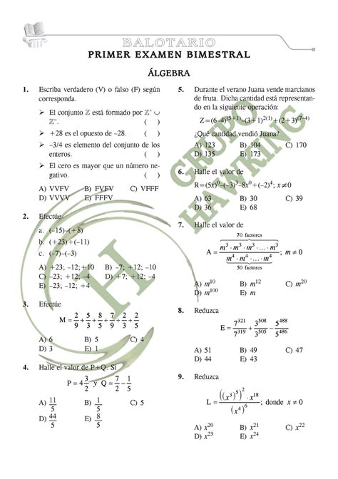 Repaso 1 Matemática SENATI Studocu