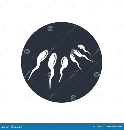 Sperm Icon Vector Sign And Symbol Isolated On White Background Sperm