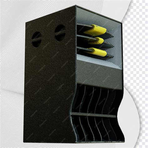 Premium Psd Large Sound System Right Tilted Speaker