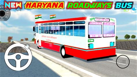 New Haryana Roadways Bus Added In Indian Vehicles Simulator 3d Game