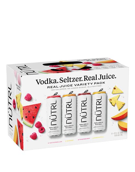 Nutrl Vodka Seltzer Variety Pack 24 Pack